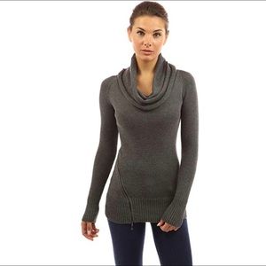 Grey Cowl Neck  Sweater